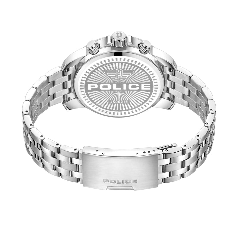 Police Herren Armbanduhr Analog Quarz Uhr Silber 44 mm Edelstahl MENSOR PEWJK0021505 - Jetzt kaufen