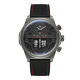 Police Men's Wristwatch Chronograph Black Red 44mm Stainless Steel Bracelet Watch Men's Watch Sports Watch