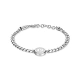 PE PONTEVEDRA II SS DISC CHAIN BRACELET