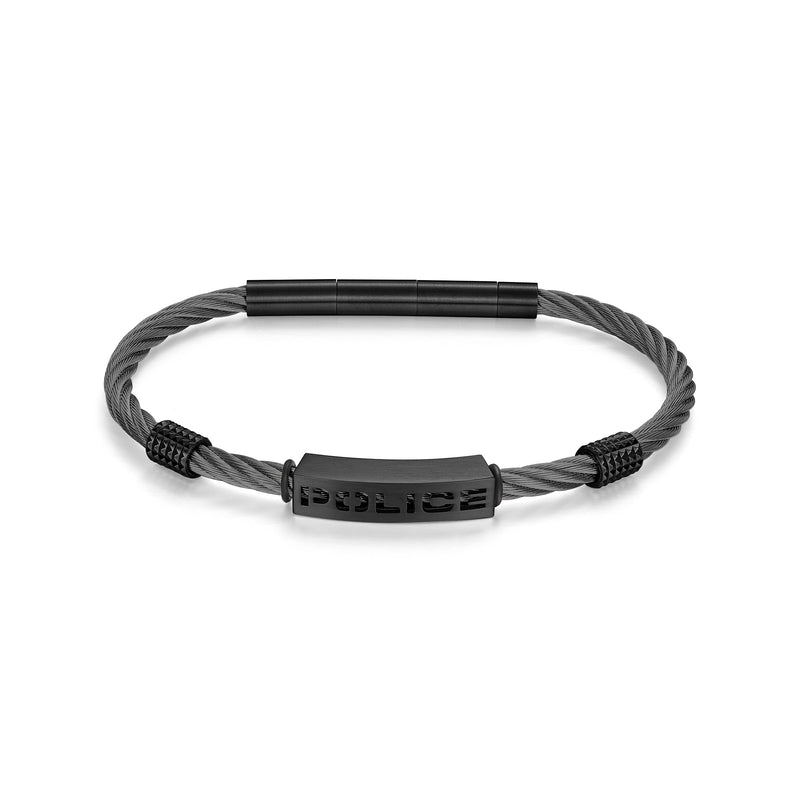 PE QUADRO IPBLK HARDWARE GUN CABLE BRACELET