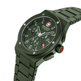 Swiss Military Hanowa Herren Armbanduhr Sidewinder Grün 42mm Edelstahl Armbanduhr Herrenuhr Chronograph Uhren Shop