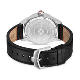 THUNDERBOLT 43 MM STAINLESS STEEL CASE BLACK COLOR LEATHER STRAP