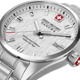 Swiss Military Hanowa Herren Armbanduhr Analog Silber 42mm Edelstahl Uhr Armbanduhr Herrenuhren Uhren Herren Armbänder Zeitmesser