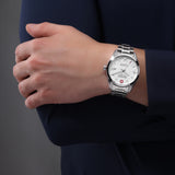 Swiss Military Hanowa Men's Wristwatch Analog Silver 42mm Stainless Steel Watch Wristwatch Men's Watches Watches Men's Bracelets Timepiece