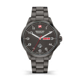 Swiss Military Hanowa Herren Analog Quarz Uhr mit Edelstahl Armband SMWGB2101303