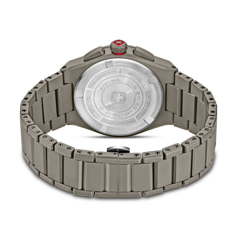 SIDEWINDER CERAMIC 43 MM CERAMIC CASE GRAY CERAMIC BRACELET