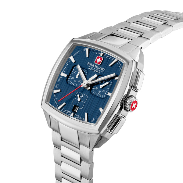 STARLIGHT Blue 42mm Stainless Steel Herrenuhr - Swiss Made