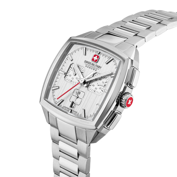 STARLIGHT Edelstahl Silber 42mm - Swiss Made