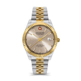 DILIGENTER Stainless Steel/Gold Silver/Gold 40 mm Automatik -  Swiss Made