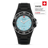 OCEAN PIONEER Ocean Pioneer 42mm Schwarz Edelstahl/Silikon - Swiss Made