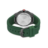 Swiss Military Hanowa Men's Chronograph Watch Green Silicone 42mm Herrenuhr Armbanduhr Chronograph Herren Armbanduhr