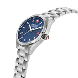 Swiss Military Hanowa Quarzuhr ROADRUNNER LADY, SMWLH2200202, Armbanduhr, Damenuhr, Swiss Made, Datum, Saphirglas, analog, Blau