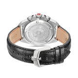 STONE MARTEN 45 MM CASE BLACK COLOR LEATHER STRAP