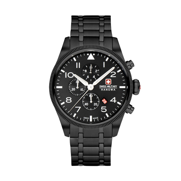 THUNDERBOLT CHRONO Schwarz 42 mm - Swiss Made