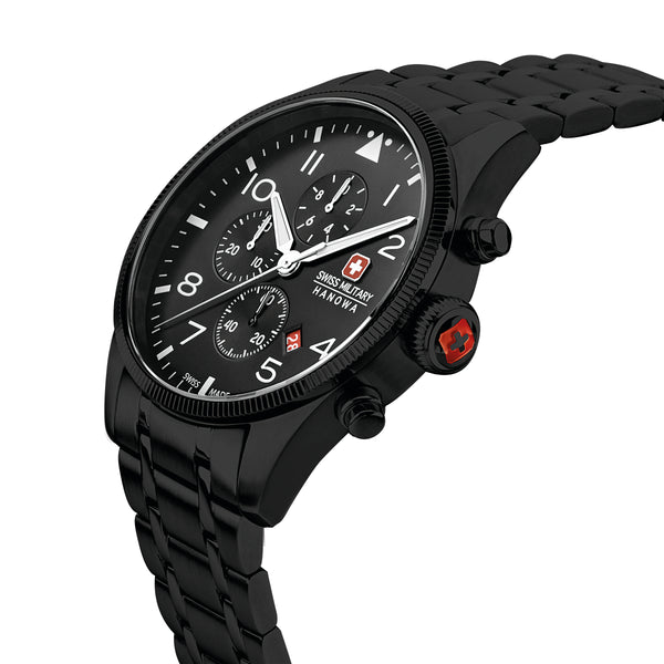 THUNDERBOLT CHRONO Schwarz 42 mm - Swiss Made