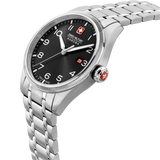 Swiss Military Hanowa Quarzuhr THUNDERBOLT, SMWGH0000801, Armbanduhr, Herrenuhr, Schweizer Uhr, Swiss Made, Datum, Saphirglas, schwarz, silber