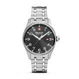 Swiss Military Hanowa Quarzuhr THUNDERBOLT, SMWGH0000801, Armbanduhr, Herrenuhr, Schweizer Uhr, Swiss Made, Datum, Saphirglas, schwarz, silber