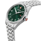 Swiss Military Hanowa Men's Watch THUNDERBOLT Green 40mm Stainless Steel Men's Watch Chronograph Wristwatch