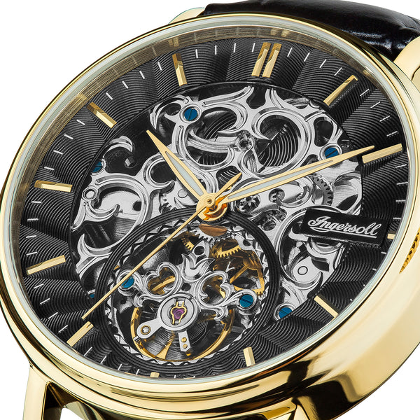 Ingersoll The Charles 44 mm (L) - I05802B - men's automatic skeleton watch