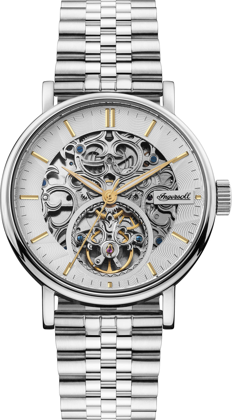 Ingersoll 1892 The Charles (S) 44 mm - I05803B - men's automatic skeleton watch