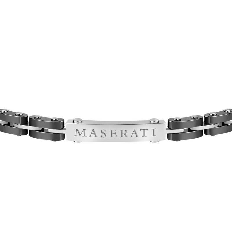 Maserati JM219AQH10 - Armband aus Edelstahl und Keramik, 22 cm