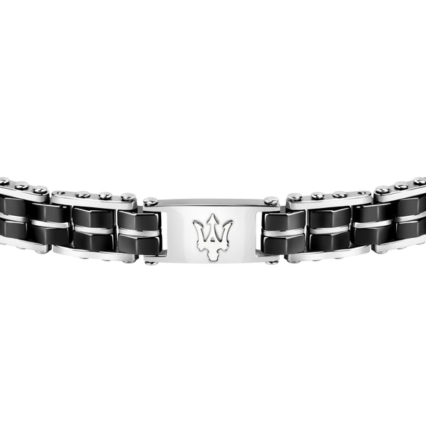 Maserati JM220ASR04 - Stainless steel and ceramic bracelet, 21 cm