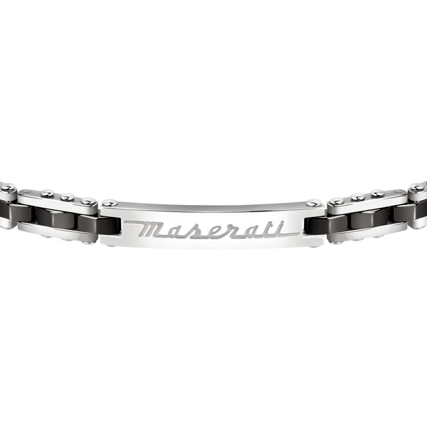 Maserati JM220ASR06 - Stainless steel and ceramic bracelet, 21 cm